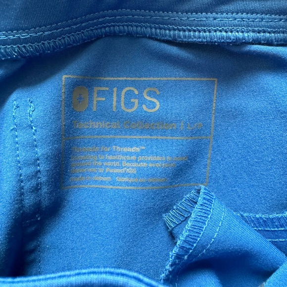 Figs Royal Blue Joggers, size L/P - Picture 3 of 3